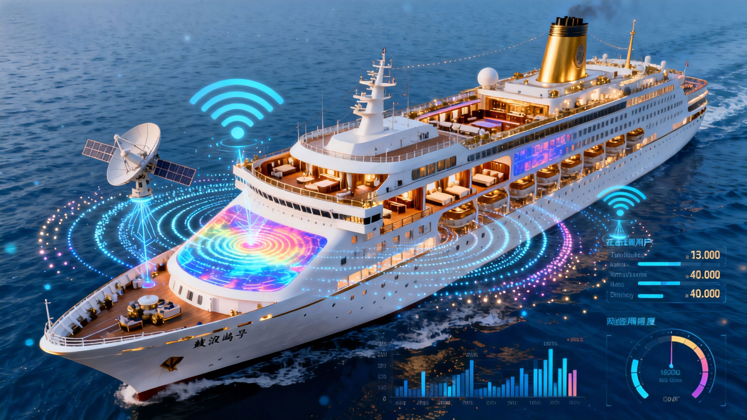 “鼓浪屿号”邮轮Wi-Fi网络升级